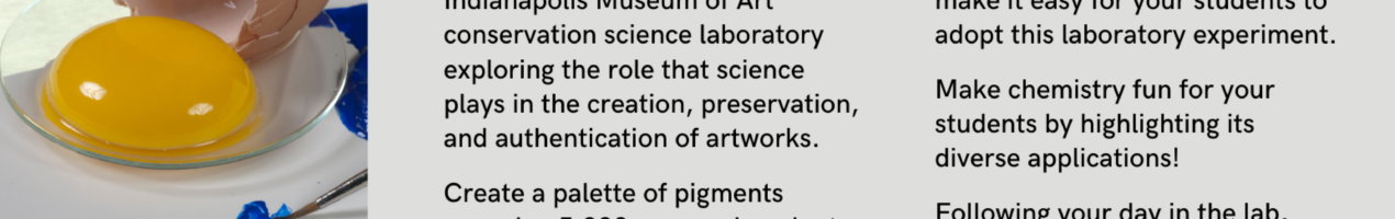 Chemistry of Art Workshop